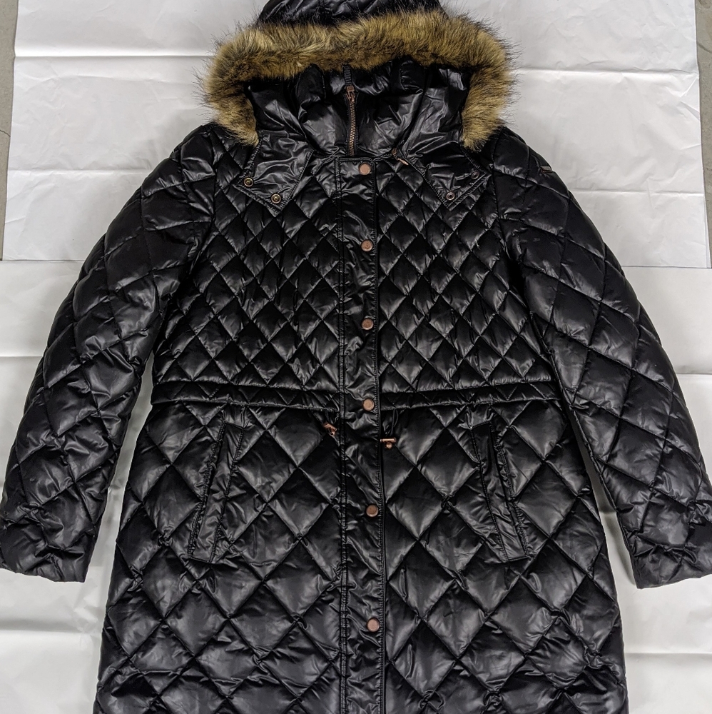 Marc New York Quilted Puffer Coat Hooded Parka XXL